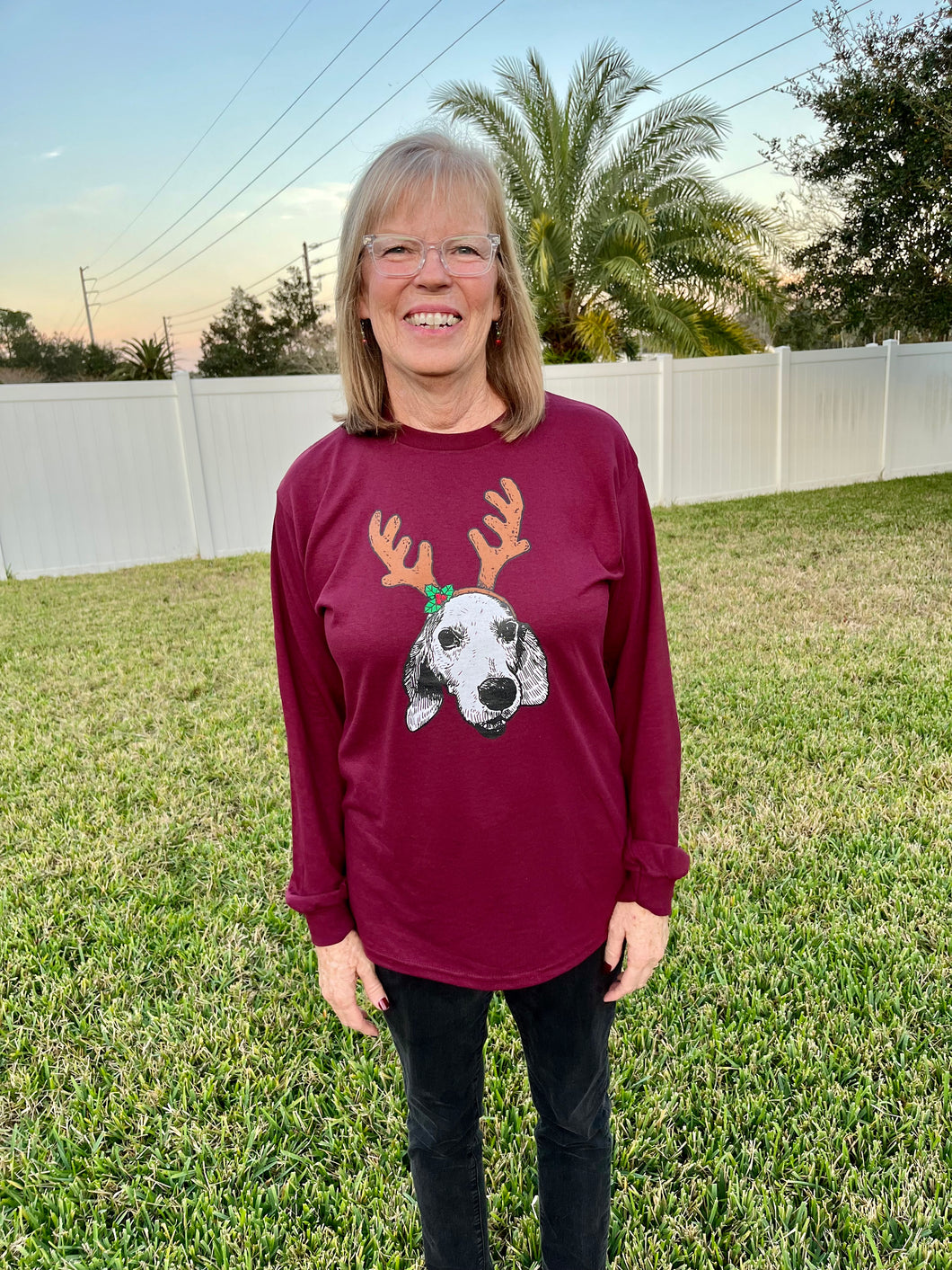 Reindeer Hound Long-Sleeve