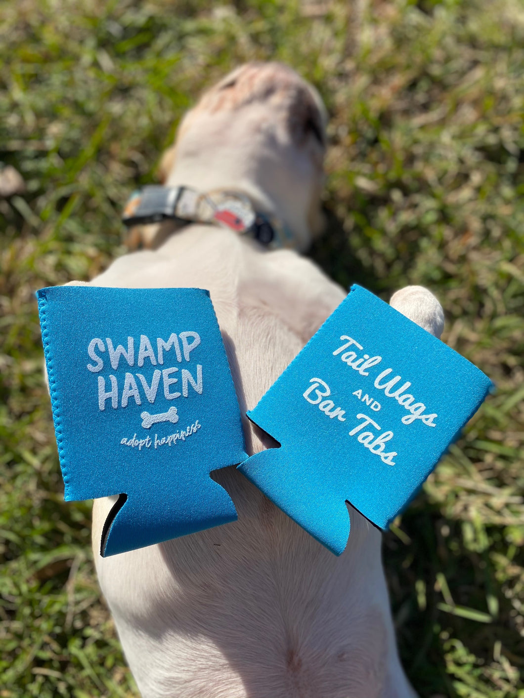 Tail Wags and Bar Tabs Koozie
