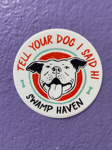 Hi Dog Sticker